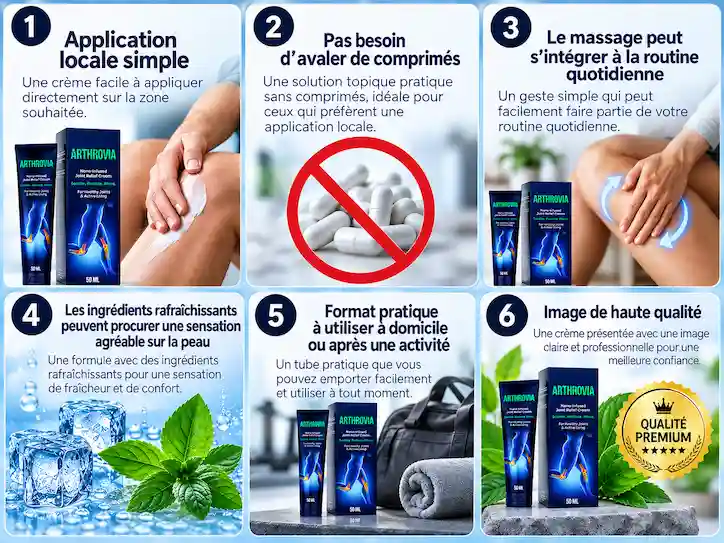 Arthrovia Cream Sans Comprimés