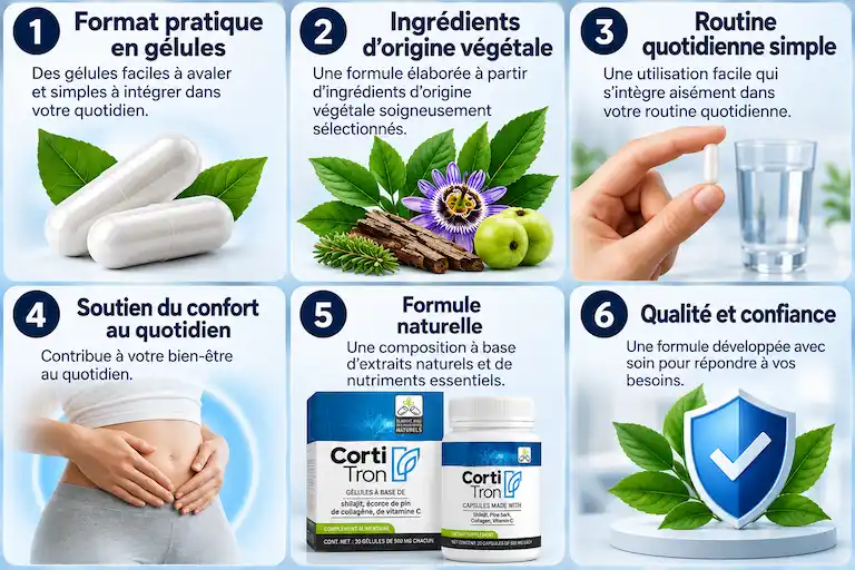 Cortitron Capsule Bienfaits