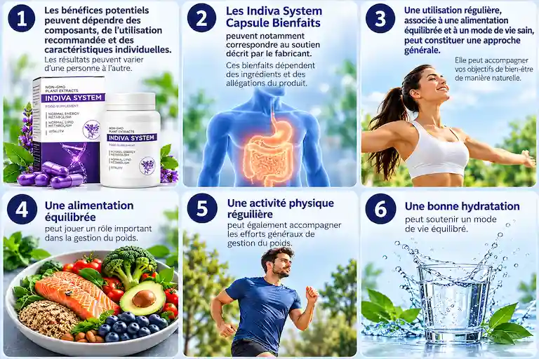 Indiva System Capsule Effets