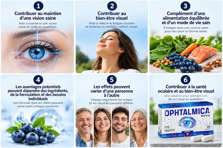Ophtalmica Capsule Santé oculaire