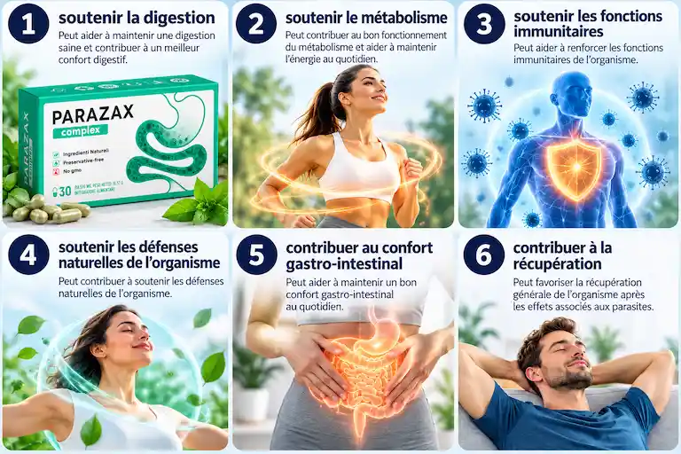Parazax Complex Capsule Bienfaits
